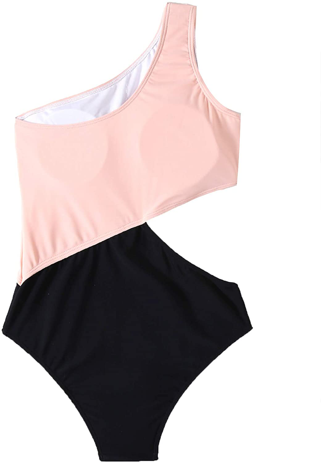 Sweatyrocks Women'S Bathing Suits One Shoulder Cutout One Piece Swimsuit Swimwear Monokini Apparel & Accessories > Clothing > Swimwear Kylie Max   