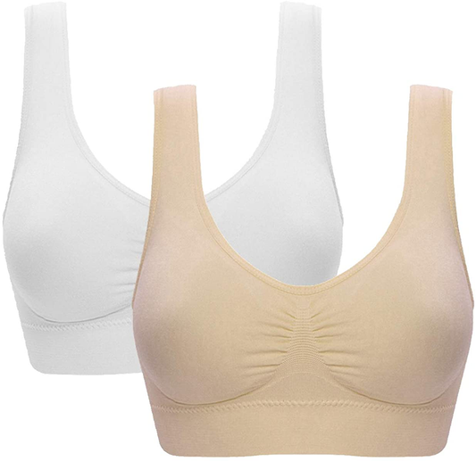 Women'S Comfort Workout Sports Bra Low-Impact Activity Sleep Bras Apparel & Accessories > Clothing > Underwear & Socks > Bras Kylie Max   