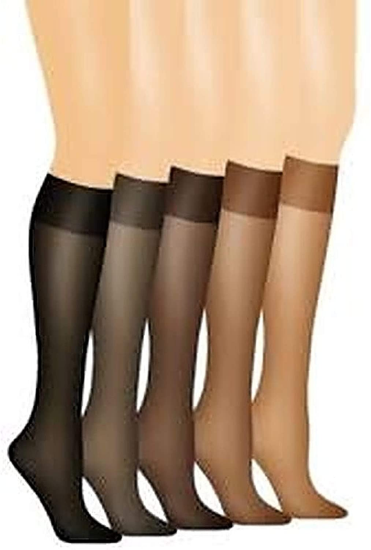 Hanes Silk Reflections High Waist Control Top,,Barely Black,,Cd,2Pk Apparel & Accessories > Clothing > Underwear & Socks > Shapewear Hanes   