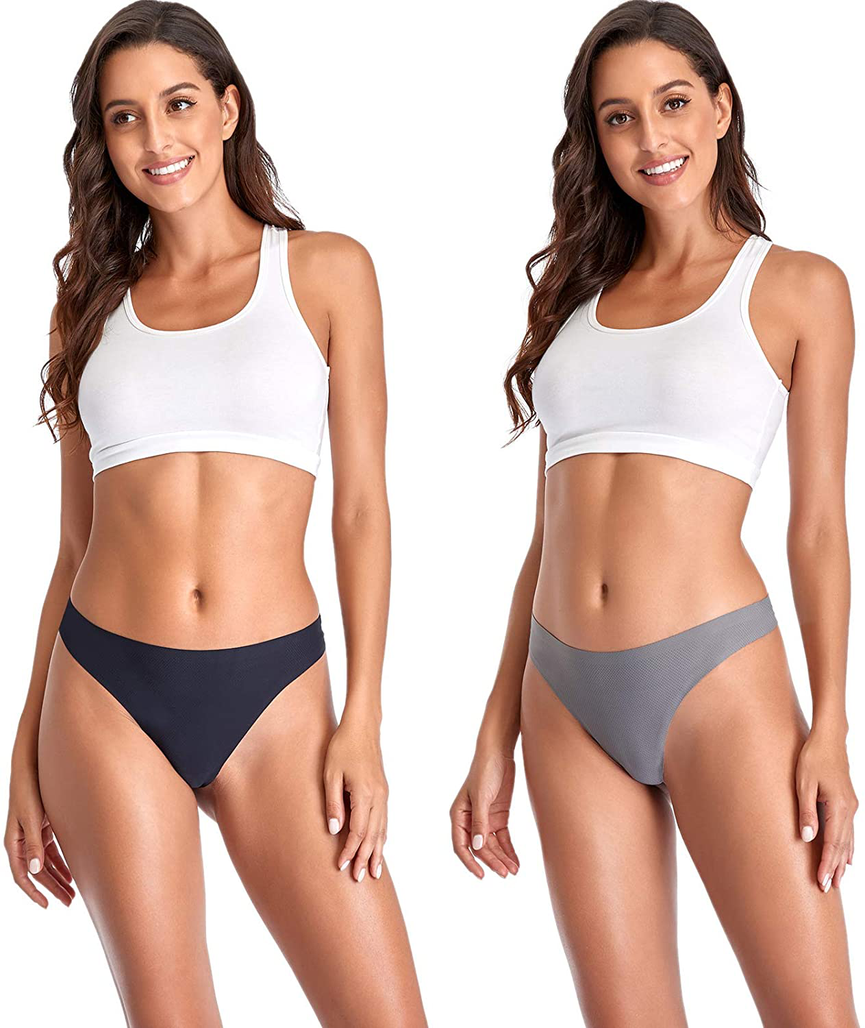 Thong underwear for women,No Show Breathable Cotton Womens Thongs Underwear Seamless Thongs for Women Apparel & Accessories > Clothing > Underwear & Socks > Underwear QOVOQ   