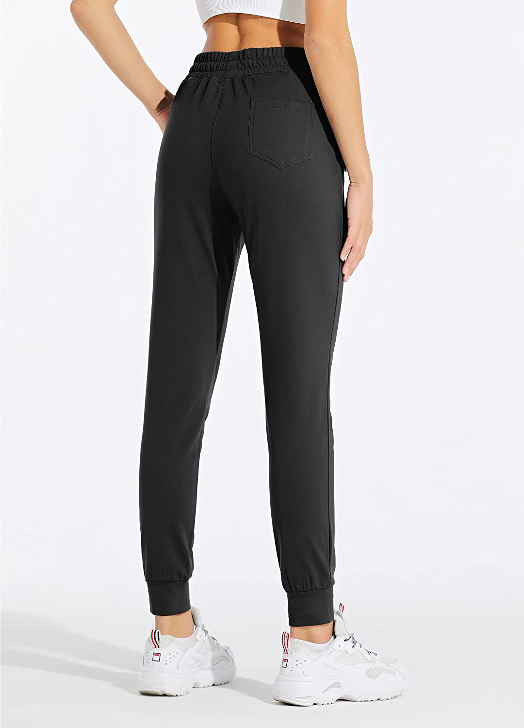 Willit Women'S Fleece Lined Joggers Warm Pants Running Thermal Sweatpants Winter Athletic Water Resistant with Pockets Apparel & Accessories > Clothing > Activewear Kylie Max   
