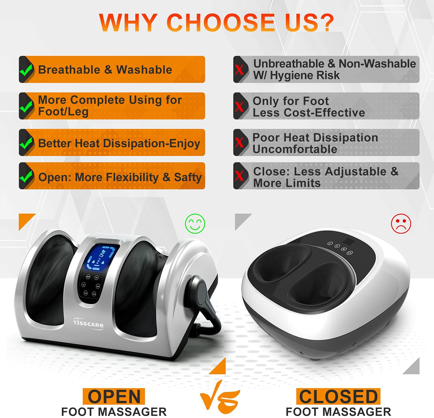 TISSCARE Shiatsu Foot Massager Machine w/ Remote & Heat for Plantar Fasciitis & Neuropathy, Deep Kneading Calf Massage, Leg Massager, Promote Blood Circulation & Pain Relief & Better Sleep Arts & Entertainment > Party & Celebration > Gift Giving TISSCARE   