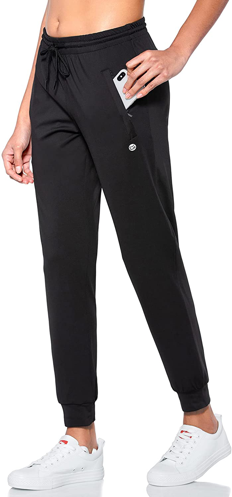G Gradual Women'S Joggers Pants with Zipper Pockets Tapered Running Sweatpants for Women Lounge, Jogging Apparel & Accessories > Clothing > Activewear Kylie Max   