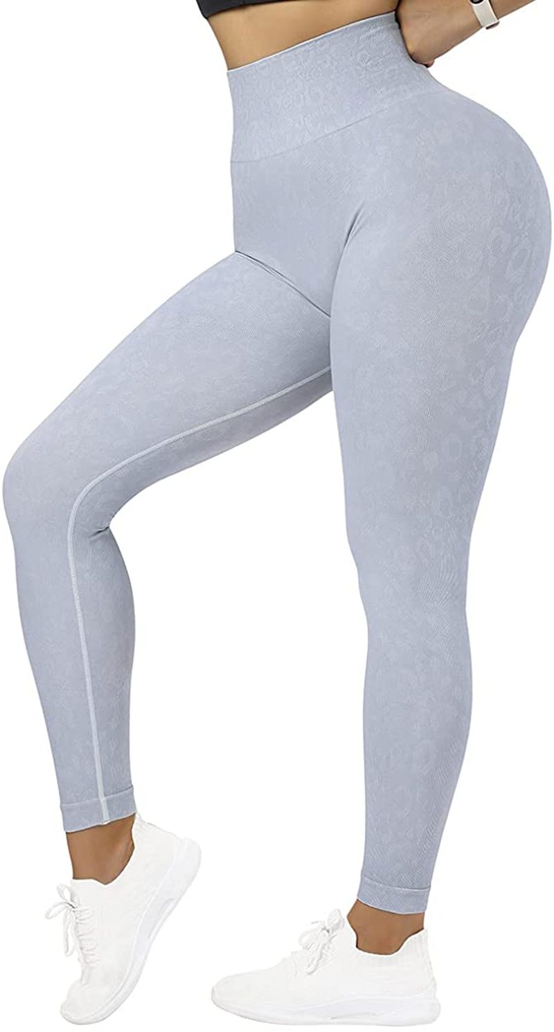 SUUKSESS Women Scrunch Butt Lifting Seamless Leggings Booty High Waisted Workout Yoga Pants Apparel & Accessories > Clothing > Activewear SUUKSESS   