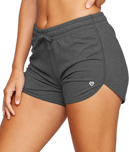 Colosseum Active Women'S Simone Cotton Blend Yoga and Running Shorts Apparel & Accessories > Clothing > Shorts Kylie Max   
