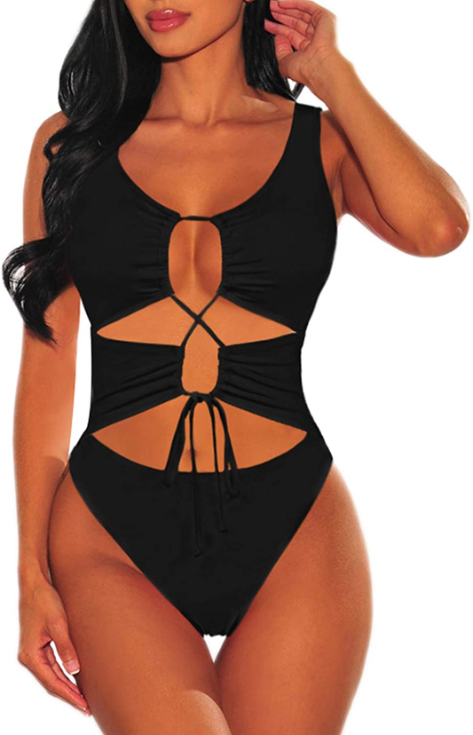 Sovoyontee Women'S Sexy One Piece Swimsuits Cheeky Bikini Bathing Suit Apparel & Accessories > Clothing > Swimwear Kylie Max   