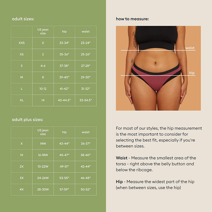 Thinx Modal Cotton Brief | Period Underwear for Women | Super Absorbency Apparel & Accessories > Clothing > Underwear & Socks > Underwear THINX   