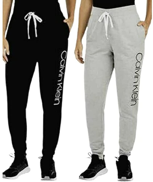Calvin Klein Women'S 2 Pack French Terry Joggers Apparel & Accessories > Clothing > Activewear Kylie Max   