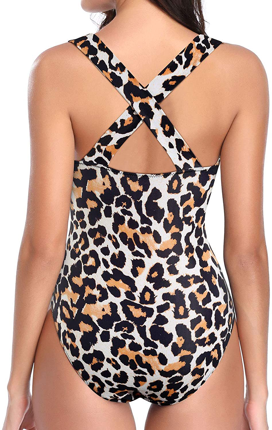 Tempt Me Women One Piece Plunge V Neck Monokini Sexy Hollow Out Swimsuits Bathing Suit Apparel & Accessories > Clothing > Swimwear Kylie Max   