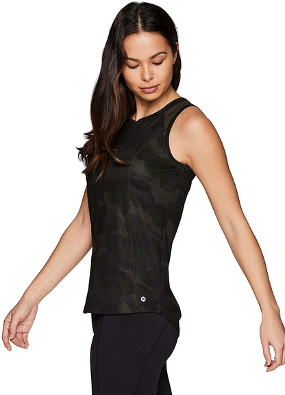 RBX Active Women'S Sleeveless Athletic Performance Running Workout Yoga Tank Top with Mesh Ventilation Apparel & Accessories > Clothing > Activewear Kylie Max   