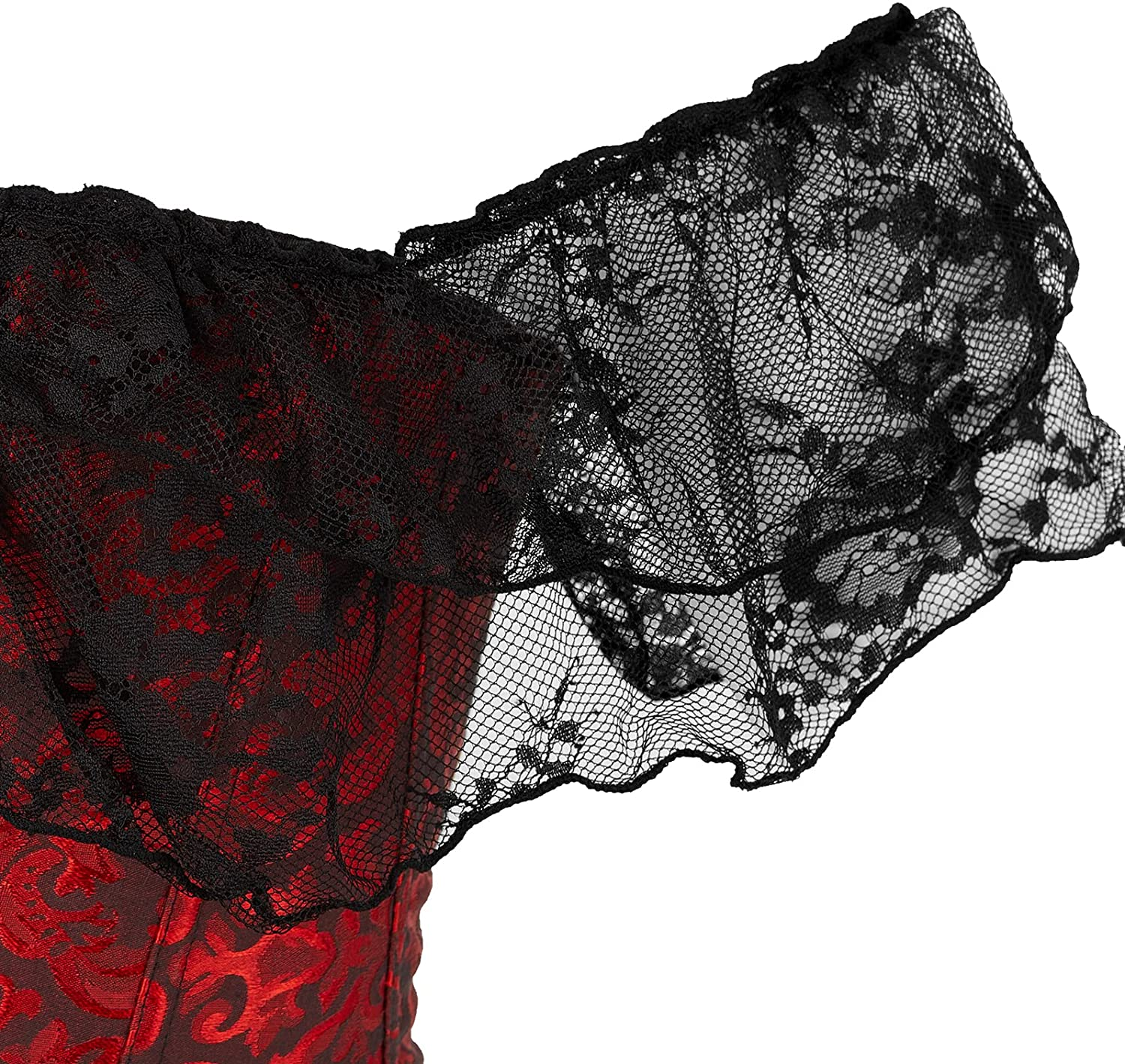 Corset Top for Women Sexy Strappy Bustier Faux Leather Overbust Waist Cincher Lace up Shapewear Top Summer Outwear Top Apparel & Accessories > Clothing > Underwear & Socks > Lingerie DCD   