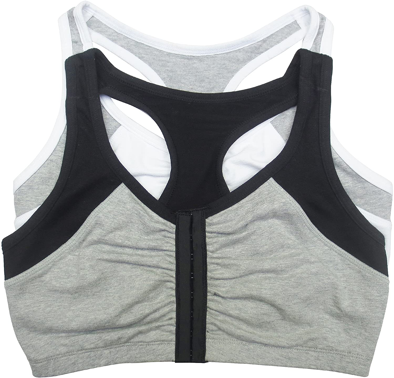 Fruit of the Loom Women'S Front Close Racerback Sports Bra Apparel & Accessories > Clothing > Underwear & Socks > Bras Kylie Max   
