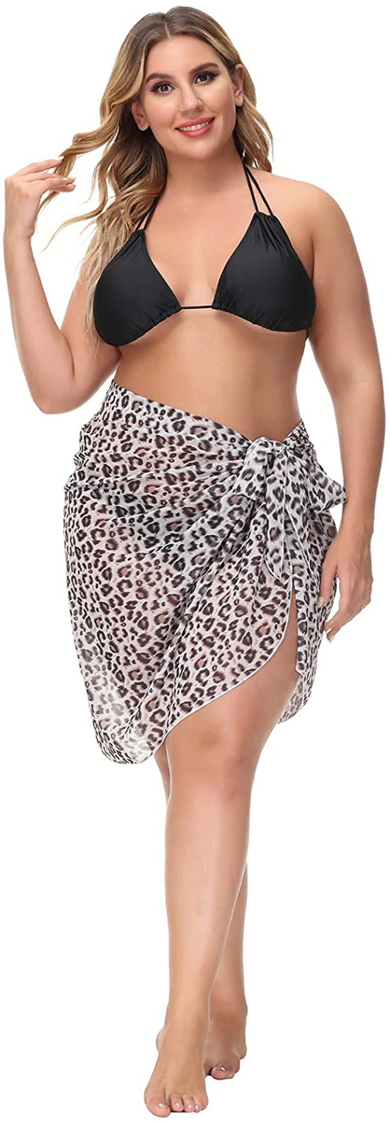 Hanna Nikole plus Size Sarong Swimsuit Cover Ups Bikini Beach Cover-Ups Wrap Skirt Apparel & Accessories > Clothing > Swimwear Kylie Max   