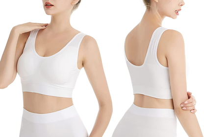 Lemef 3-Pack Seamless Sports Bra Wirefree Yoga Bra with Removable Pads for Women Apparel & Accessories > Clothing > Underwear & Socks > Bras Kylie Max   