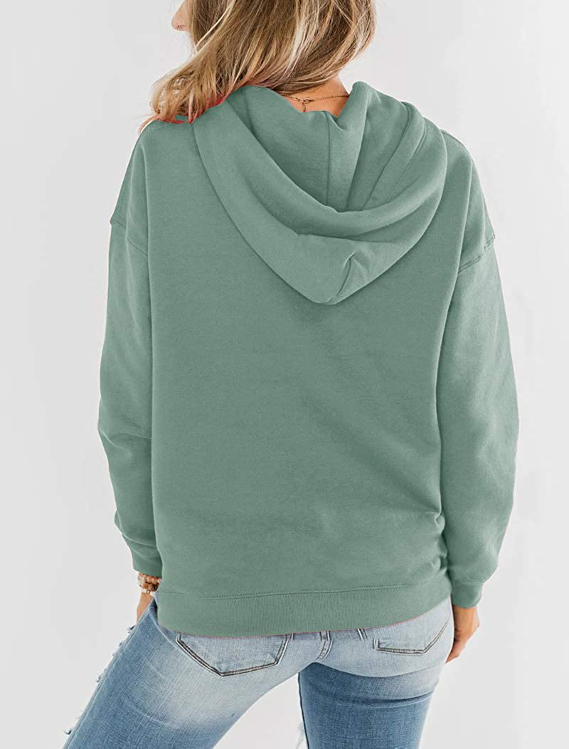 Bingerlily Women'S Casual Hoodies Long Sleeve Solid Lightweight Pullover Tops Loose Sweatshirt with Pocket Apparel & Accessories > Clothing > Activewear Kylie Max   