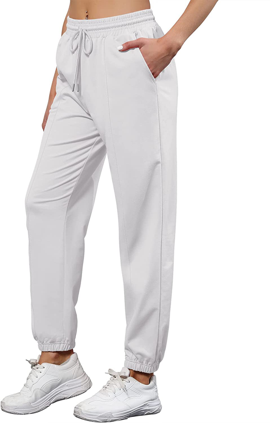LUYAA Women'S Relaxed Fit Soft Jogger Sweatpant with Pockets for Running Yoga Workout Golf Casual Pajama Pants Apparel & Accessories > Clothing > Activewear Kylie Max   
