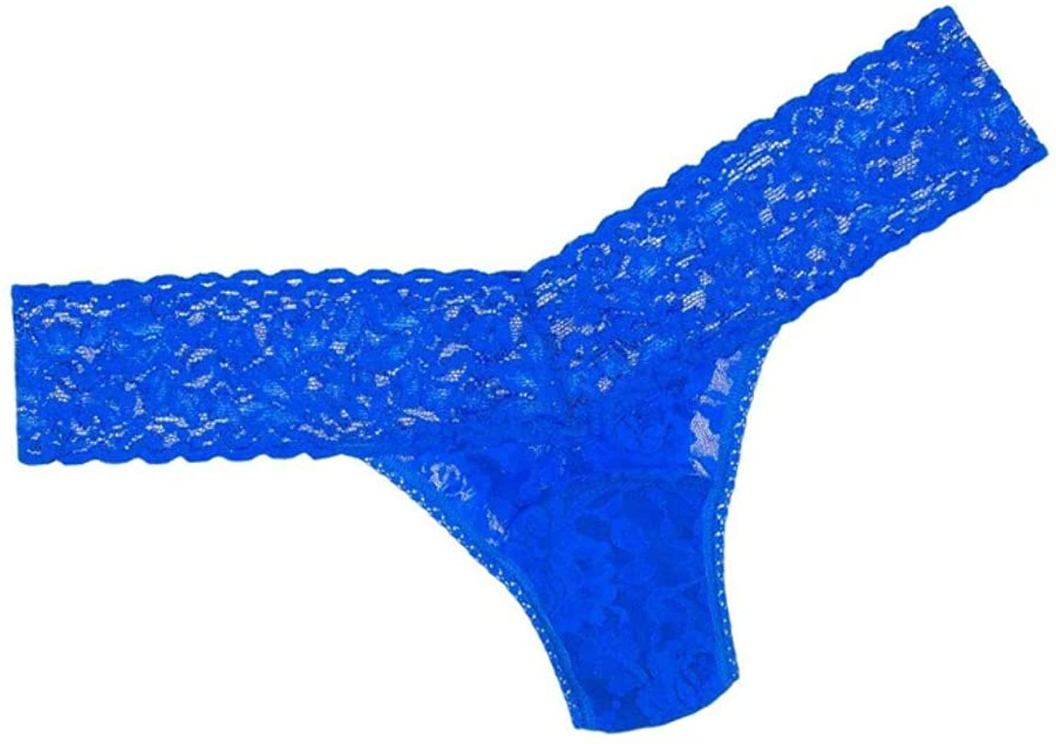 hanky panky, Signature Lace Low Rise Thong, One Size (2-12) Apparel & Accessories > Clothing > Underwear & Socks > Underwear hanky panky Sapphire One Size 