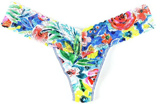 Hanky Panky Low Rise Thong (Prints) Apparel & Accessories > Clothing > Underwear & Socks > Underwear hanky panky Brilliant Blooms  