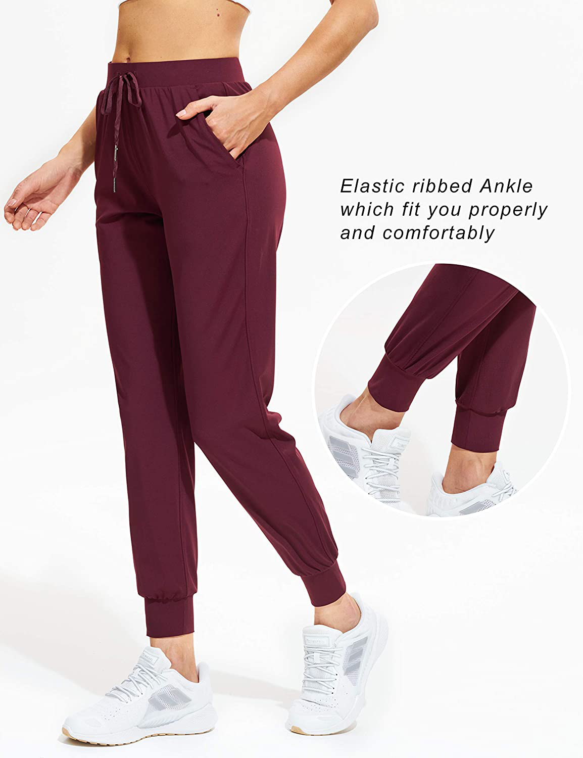 Libin Women'S Joggers Pants Lightweight Running Sweatpants with Pockets Athletic Tapered Casual Pants for Workout,Lounge Apparel & Accessories > Clothing > Dresses Kylie Max   