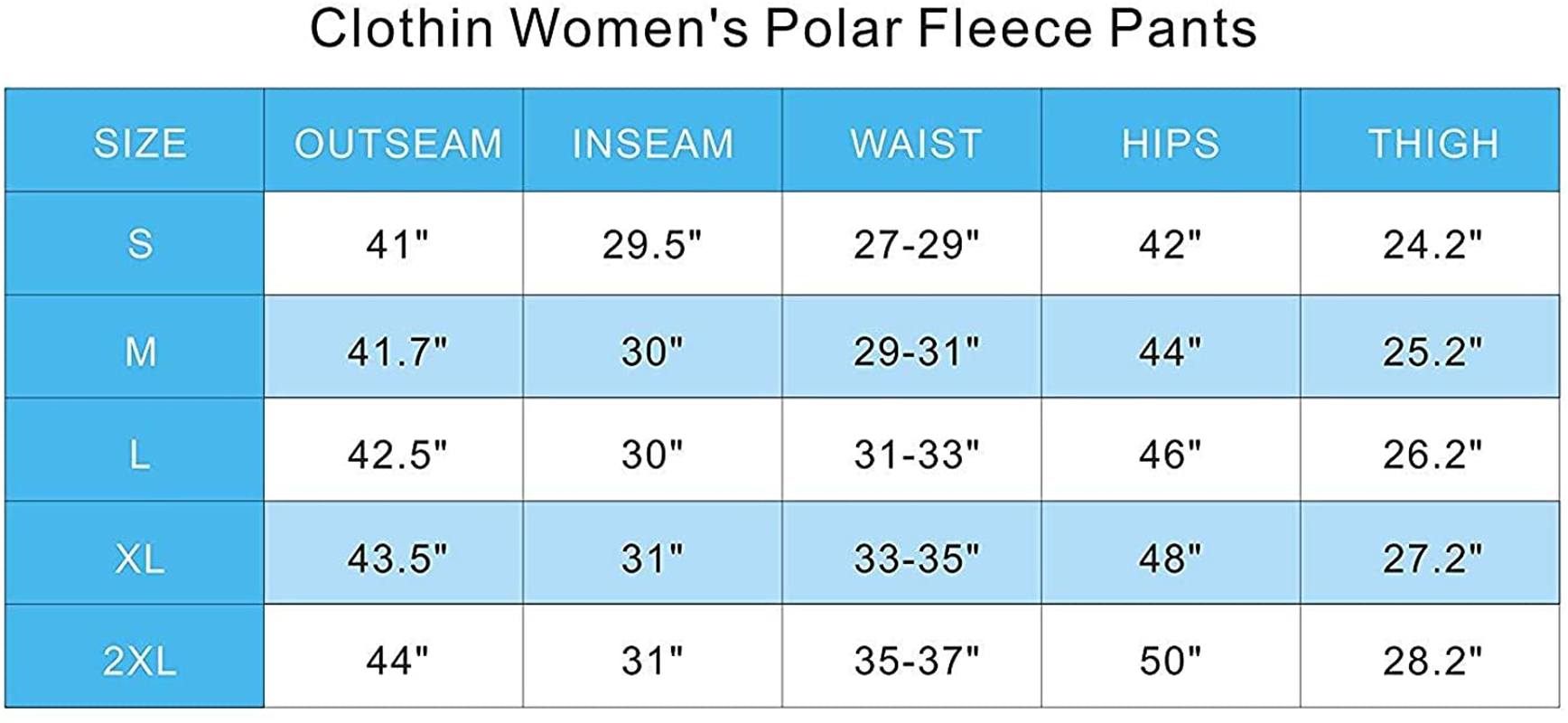 Clothin Men/Women Polar Fleece Thermal Sweatpants Apparel & Accessories > Clothing > Activewear Kylie Max   