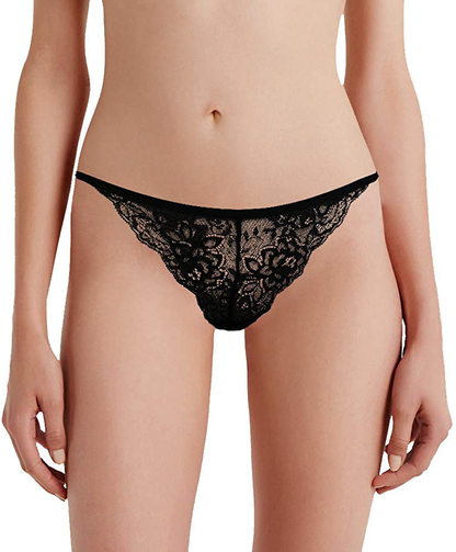 Women's Lace Thongs, T Back Low Waist See Through Panties Sexy Seamless V-Shape Design Lace Thongs for Women Apparel & Accessories > Clothing > Underwear & Socks > Underwear Delcroix   