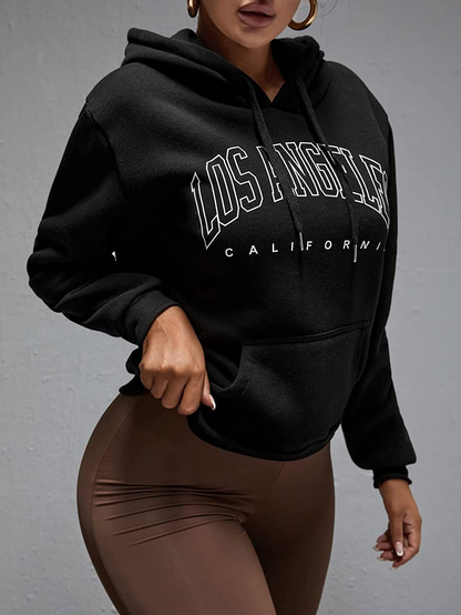 SOLY HUX Women'S Casual Long Sleeve Drawstring Hoodie Pocket Front Sweatshirt Apparel & Accessories > Clothing > Activewear Kylie Max   
