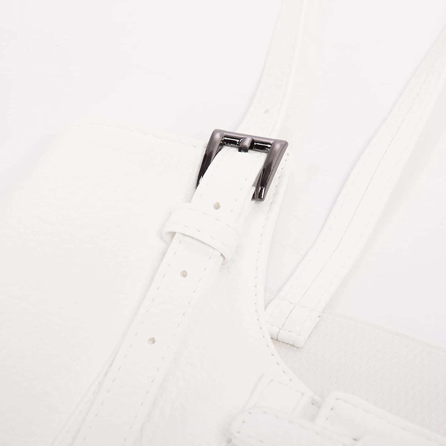 KANCY KOLE Women Fashion Faux Leather Waist Belt Steampunk Underbust Corset Apparel & Accessories > Clothing > Underwear & Socks > Lingerie KANCY KOLE   