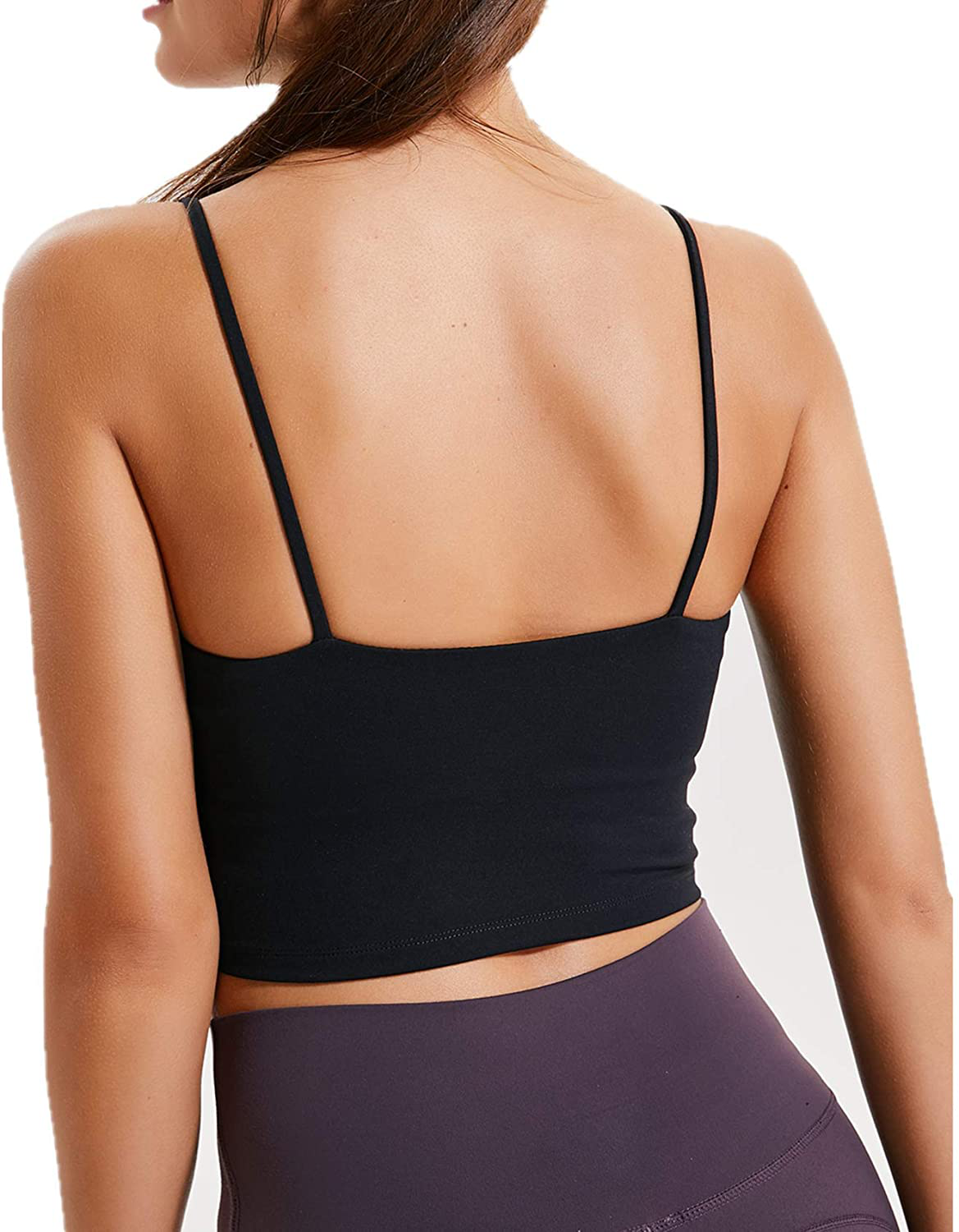 Lemedy Women Padded Sports Bra Fitness Workout Running Shirts Yoga Tank Top Apparel & Accessories > Clothing > Underwear & Socks > Bras Kylie Max   