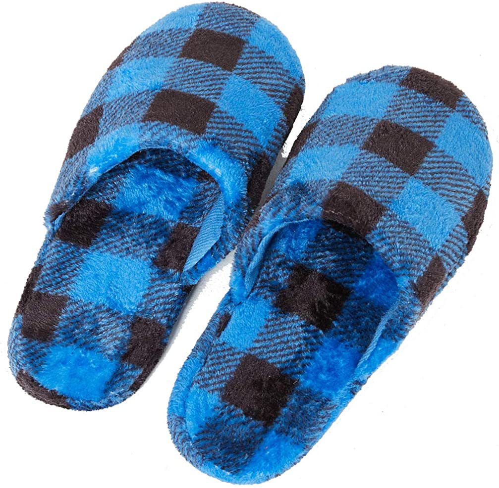 Kids Soft Plush Hooded Bathrobe Matching Slippers,Spa Robe Hooded Flannel Pajamas Sleepwear for Boys Girls Apparel & Accessories > Clothing > Sleepwear & Loungewear > Robes Kylie Max   