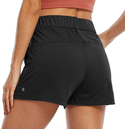 Willit Women'S Yoga Lounge Shorts Hiking Active Running Workout Shorts Comfy Travel Casual Shorts with Pockets 2.5" Apparel & Accessories > Clothing > Shorts Kylie Max   