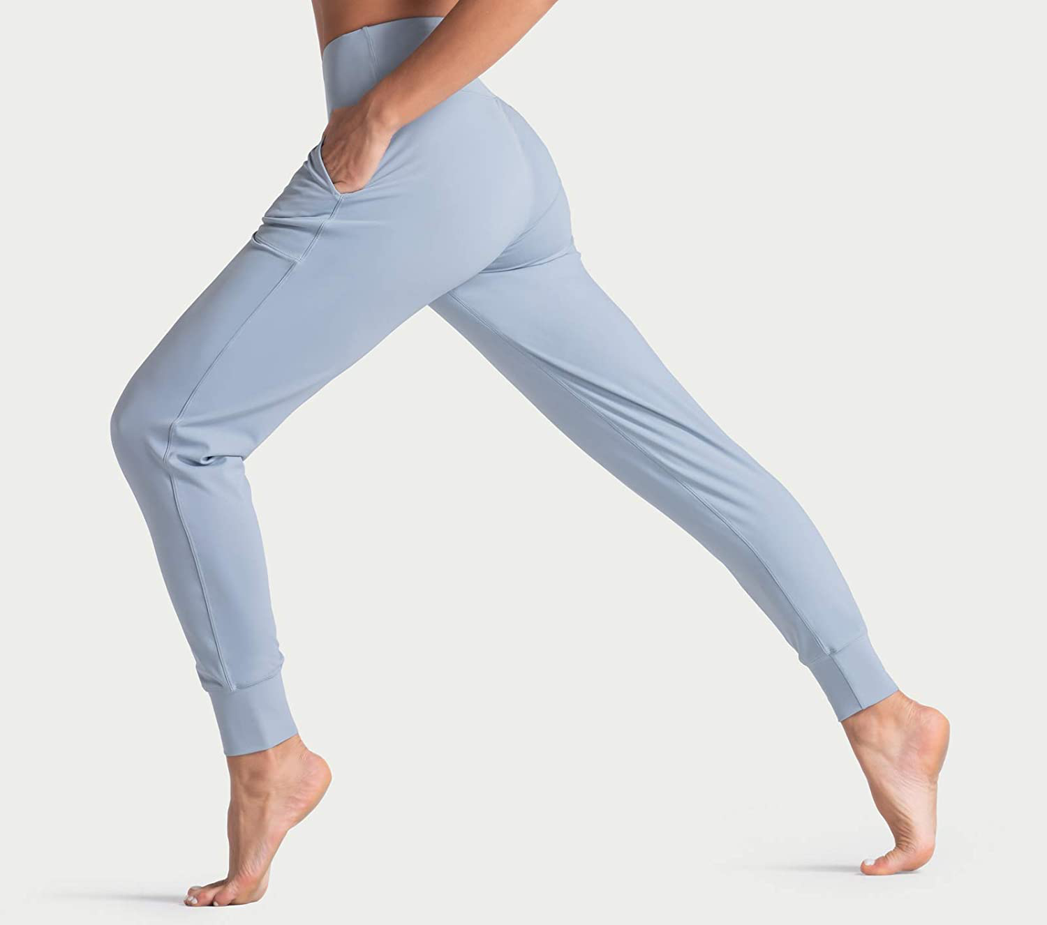 Wjustforu Women'S High Waist Joggers Sweatpants Lightweight & Comfortable Yoga Pants with Pockets Apparel & Accessories > Clothing > Activewear Kylie Max   