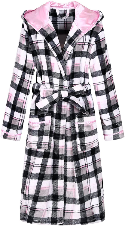 Richie House Women'S Plush Soft Warm Fleece Bathrobe Robe RH1591 Apparel & Accessories > Clothing > Sleepwear & Loungewear > Robes Richie House   