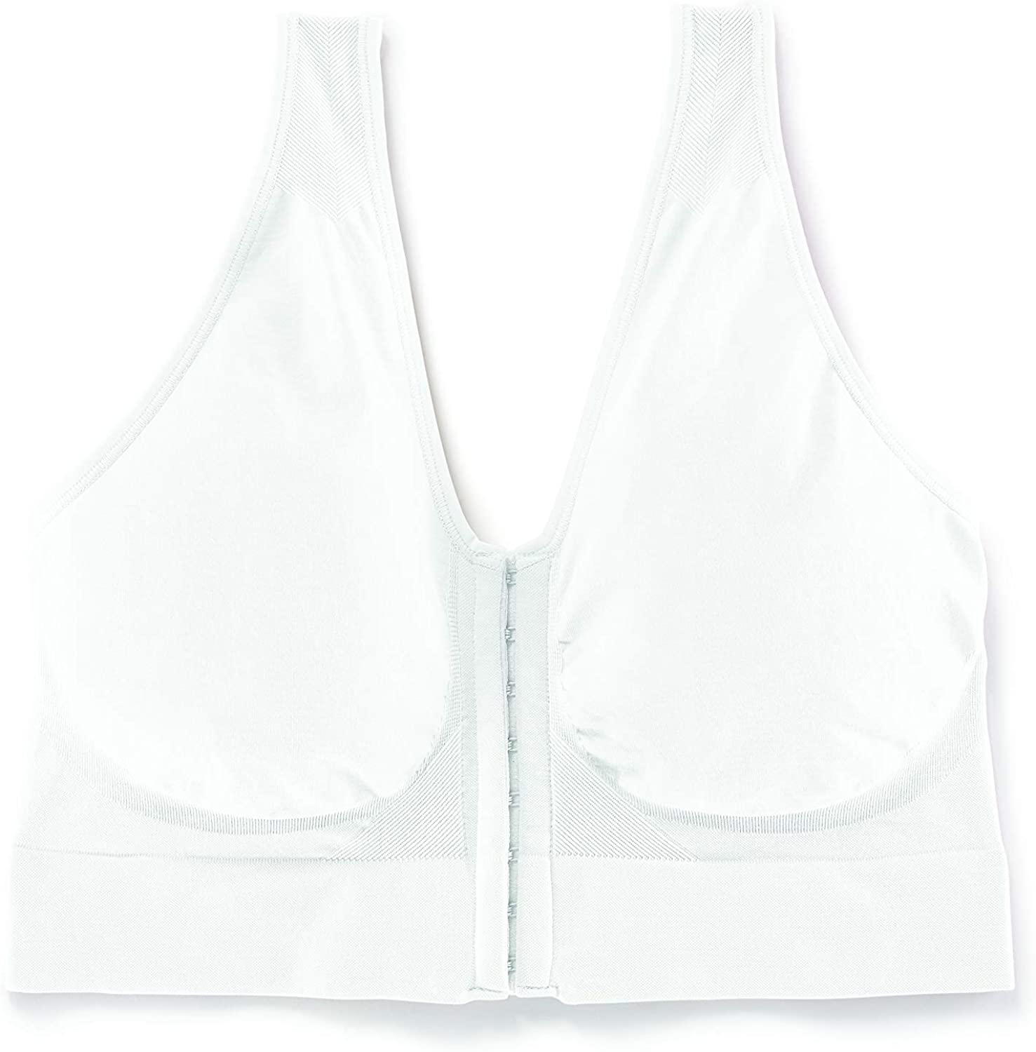 JUST MY SIZE Women'S Pure Comfort Front Close Wirefree Bra MJ1274 Apparel & Accessories > Clothing > Underwear & Socks > Bras Kylie Max   