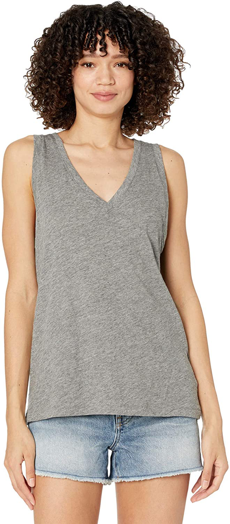 Madewell Women'S Whisper Shout Cotton V Neck Tank Apparel & Accessories > Clothing > Activewear Kylie Max   