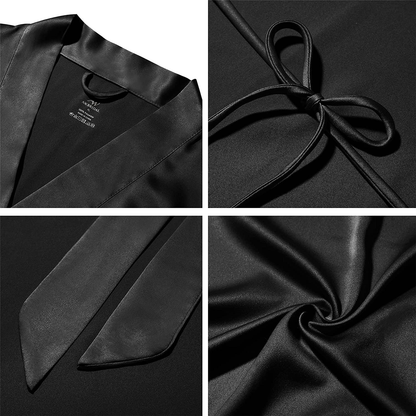 AW BRIDAL Matching Robes for Couples, 2Pcs Mr and Mrs Robes Satin Couple Robes Sleepwear Wedding Gifts for Women Men Apparel & Accessories > Clothing > Sleepwear & Loungewear > Robes Kylie Max   