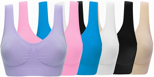Women'S Comfort Workout Sports Bra Low-Impact Activity Sleep Bras Apparel & Accessories > Clothing > Underwear & Socks > Bras Kylie Max   