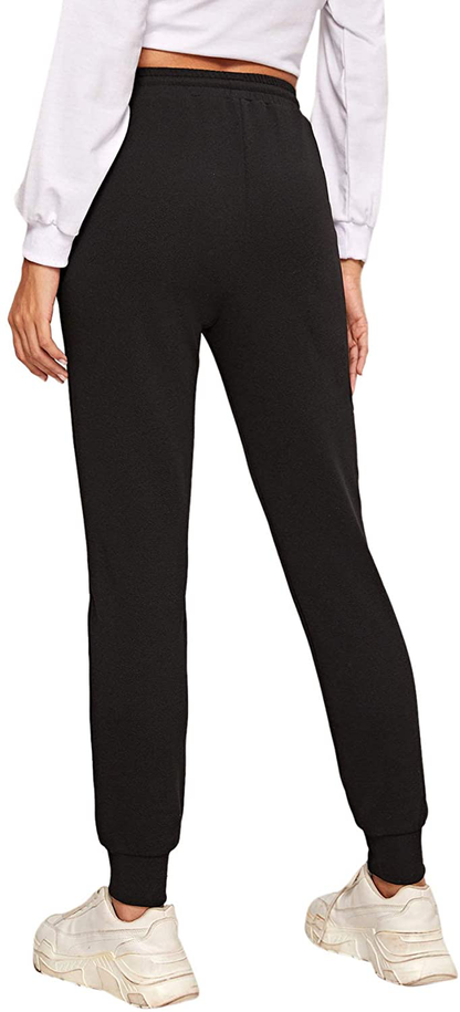 Sweatyrocks Women'S Drawstring Waist Striped Side Jogger Sweatpants with Pocket Apparel & Accessories > Clothing > Activewear Kylie Max   