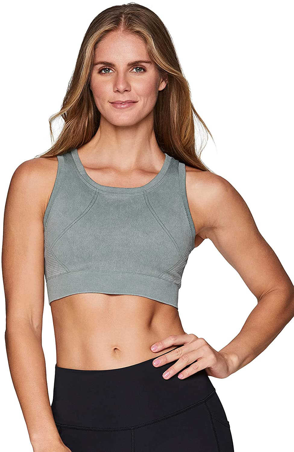 RBX Active Women'S Athletic Fashion High Coverage Low Impact Workout Sports Bra Apparel & Accessories > Clothing > Underwear & Socks > Bras Kylie Max   