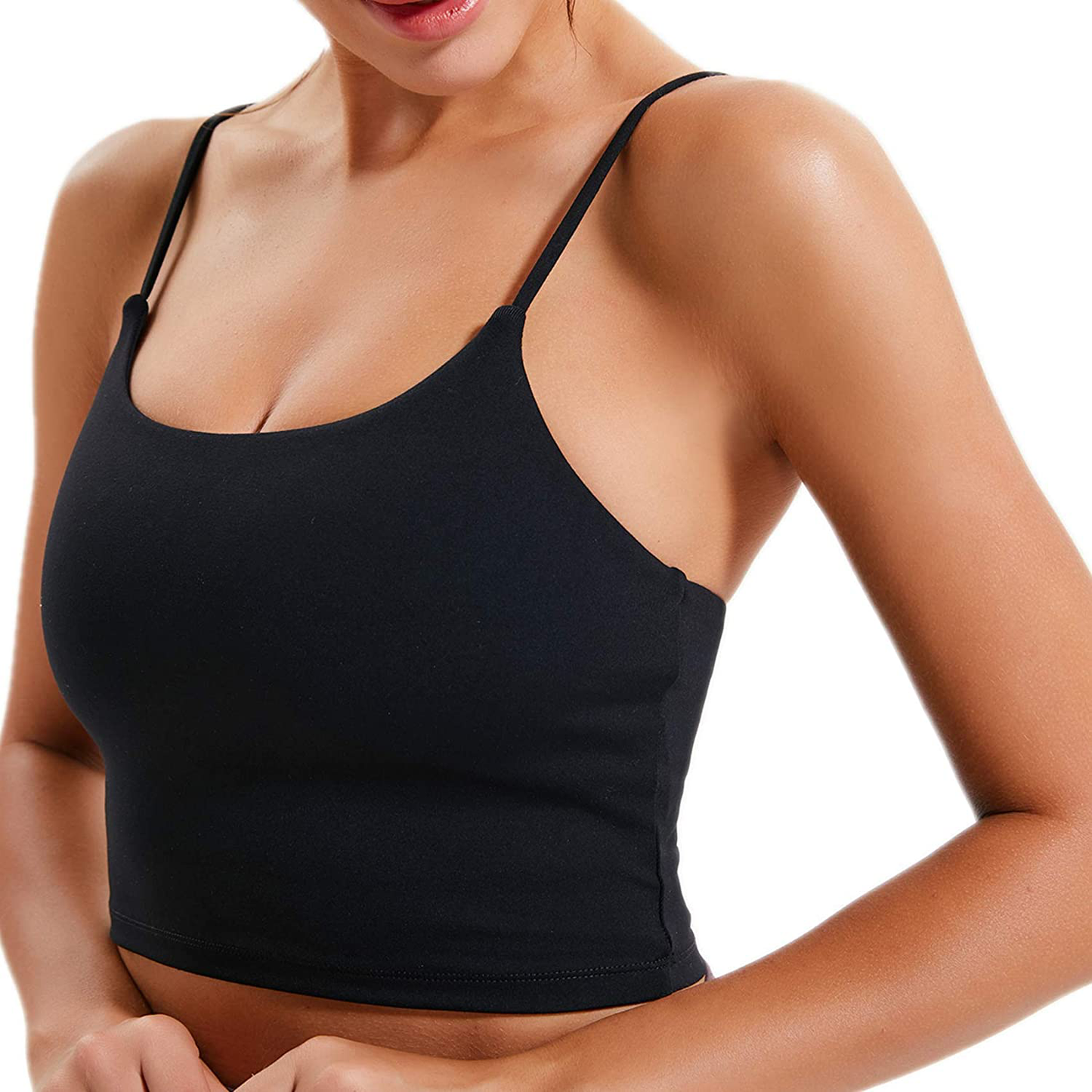 Lemedy Women Padded Sports Bra Fitness Workout Running Shirts Yoga Tank Top Apparel & Accessories > Clothing > Underwear & Socks > Bras Kylie Max   