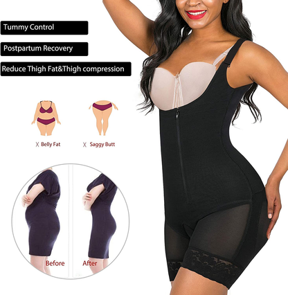 SHAPERX Shapewear for Women Tummy Control Fajas Full Body Shaper Butt Lifter Thigh Slimmer Shorts Apparel & Accessories > Clothing > Underwear & Socks > Shapewear SHAPERX   