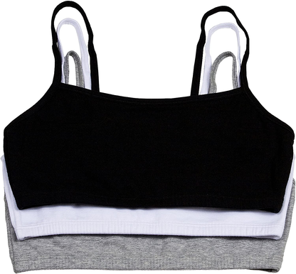 Fruit of the Loom Women'S Spaghetti Strap Cotton Pullover Sports Bra Apparel & Accessories > Clothing > Underwear & Socks > Bras Kylie Max   