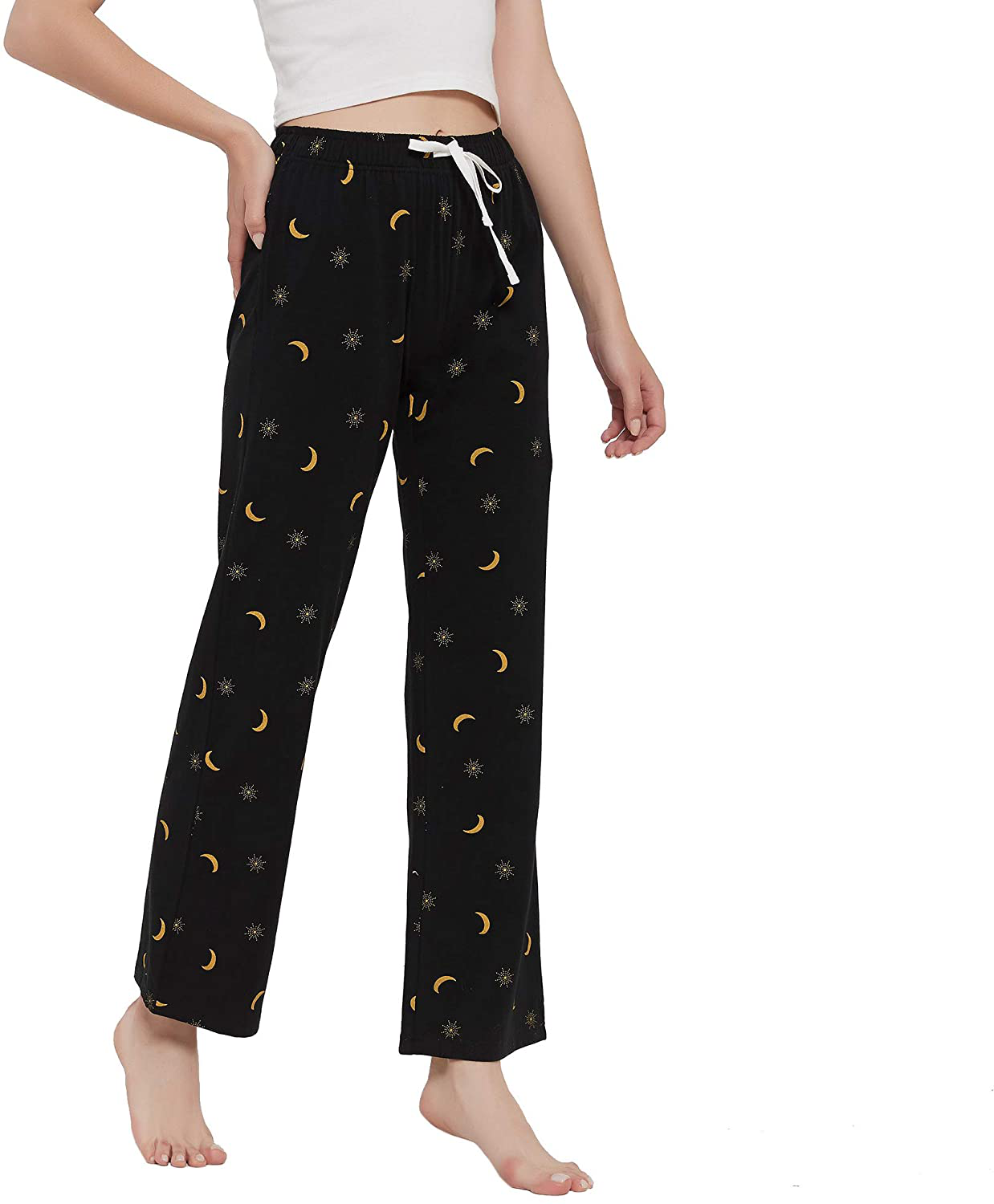 HEARTNICE Pajama Pants for Women Soft, Print Sleep Pants Lightweight Lounge Pj Bottoms Apparel & Accessories > Clothing > Sleepwear & Loungewear > Pajamas Kylie Max   