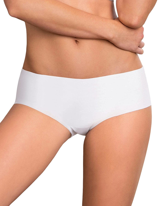 Leonisa Seamless Hipster Panties for Women - No Show Hiphugger Underwear Apparel & Accessories > Clothing > Underwear & Socks > Underwear Leonisa White Medium 