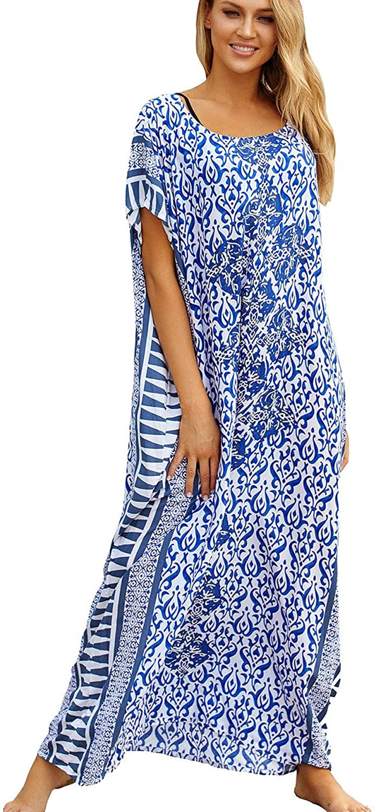 Swimsuit Cover Ups for Women plus Size Beachwear Bathing Suit Cover up Light Apparel & Accessories > Clothing > Swimwear Kylie Max   