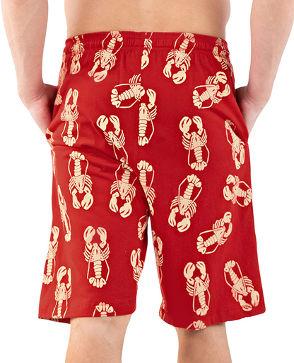 Lazy One Pajama Shorts for Men, Men'S Separate Bottoms, Cotton Loungewear Apparel & Accessories > Clothing > Sleepwear & Loungewear > Pajamas Kylie Max   