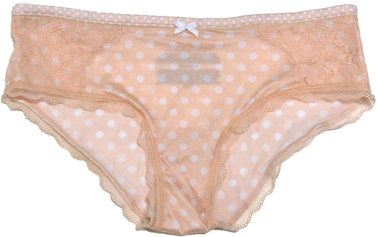Victoria'S Secret Body by Victoria Lace Hiphugger Panty (XS, Champagne /White Dot) Apparel & Accessories > Clothing > Underwear & Socks > Underwear Victoria's Secret   