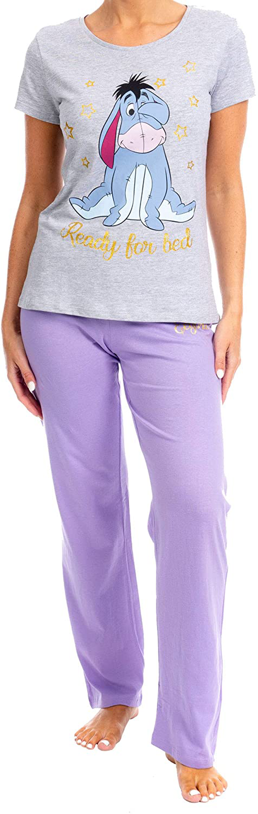 Disney Womens' Eeyore Pajamas Apparel & Accessories > Clothing > Sleepwear & Loungewear > Pajamas Disney Large  