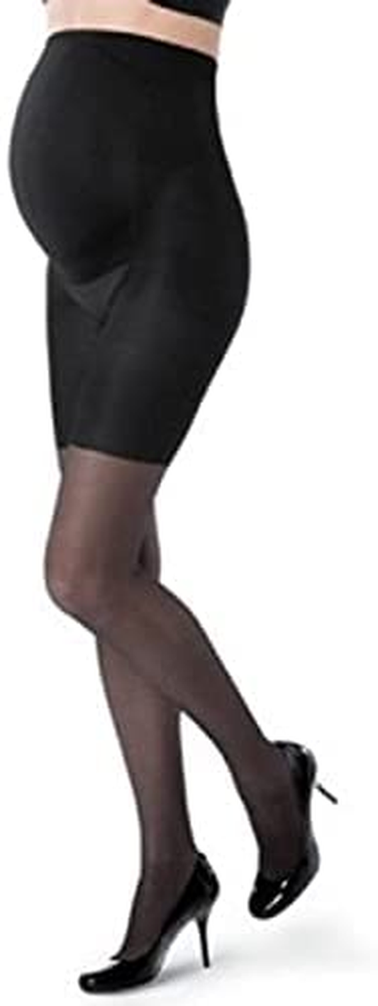 Assets 836M Spanx Maternity Black Marvelous Mama Patterned Fishnet Pantyhose (2) (2) Apparel & Accessories > Clothing > Underwear & Socks > Shapewear SPANX   