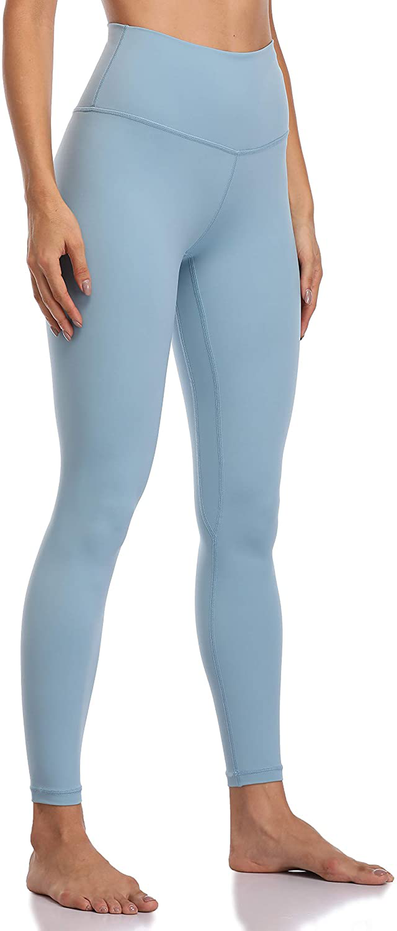 Colorfulkoala Women's Buttery Soft High Waisted Yoga Pants Full-Length Leggings Apparel & Accessories > Clothing > Activewear Colorfulkoala Ice Blue Large 