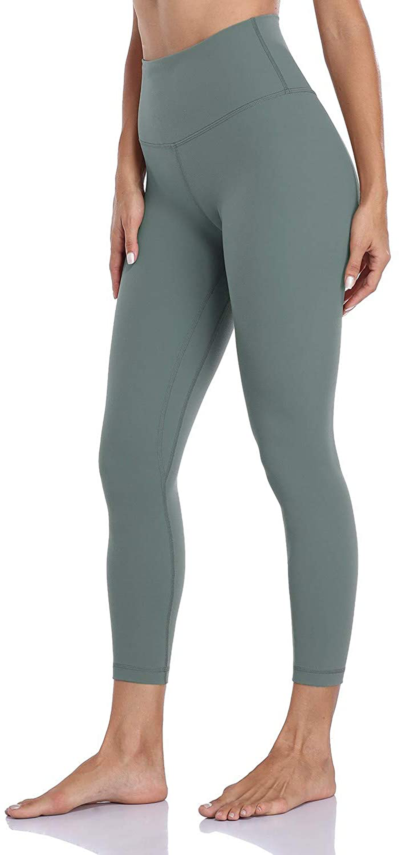 HeyNuts Hawthorn Athletic Essential II 7/8 Legging Women's High Waisted Yoga Pants Active Ankle Legging-25'' Apparel & Accessories > Clothing > Activewear HeyNuts Everglade Teal_25'' Ⅱ Medium 